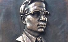  Selivanov V. / Academician Legasov memorial plaque / bronze / 2018