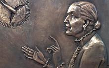Selivanov V. / N. K. Meshko memorial plaque / bronze / 2017
