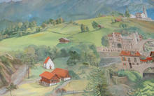  Selivanov V. / Anfilova E. / Murals of the house in the alpine style / 2011-2012