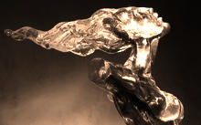  Selivanov V. / Vitruvian torso / bronze / glass / 2014