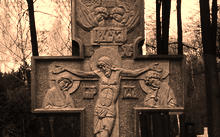 Selivanov N. / Old Russian cross / Granite / 2000