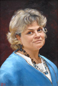 Anfilova E. / Portrait of Kirina / canvas / oil / 2008