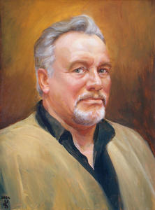  Anfilova E. / Portrait of V. P. Zhukov / canvas / oil / 2004