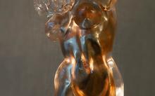 Selivanov V. / Torso / bronze / glass / 2019