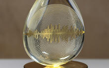  Selivanov V. / "Pure Sound" prize / glass, brass / 2021