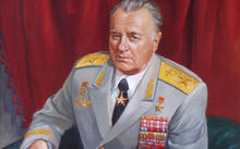 Anfilova E. / Portrait of air marshal I.I. Pstygo / canvas / oil / 2004