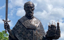 Selivanov V. / St. Nickolas monument in Unecha town / bronze / 2024